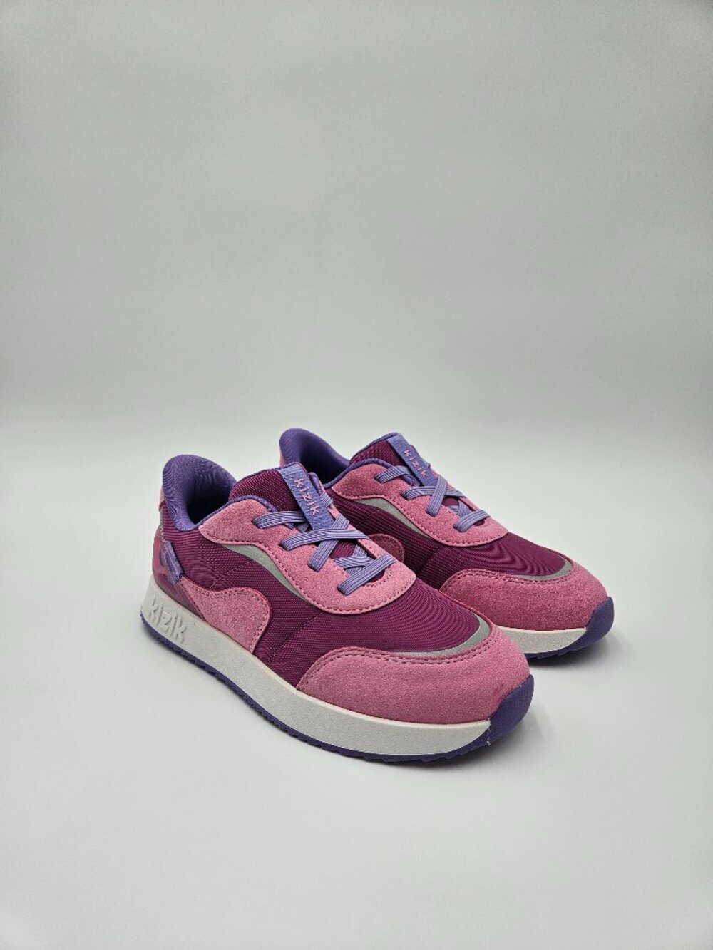 STEAL!!🔥NWOT Kizik Kids Orlando Hands-Free Sneakers | Pink/Purple | Size 2Y